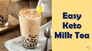 Easy Keto Milk Tea [upl. by Aloysius]