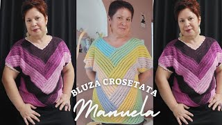 Bluza crosetata Manuela Partea I [upl. by Los]