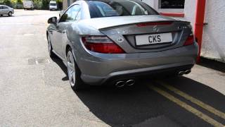 R172 SLK350 CKS Sport AMG SLK55 Style Exhaust amp Diffuser Package [upl. by Cairistiona]