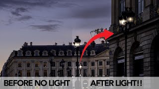 How to turn ON any CITY LIGHTS with Lightroom Classic 2022 [upl. by Morgen]