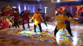 Malhari  Khalibali  Groomsmen Wedding Performance [upl. by Stanhope]