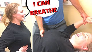 Severe Rib Pain Rib Subluxation Gone with Chiropractic quotCrackquot Adjustment [upl. by Ivatts]