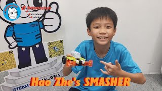 eRobotclub Malaysia  Hao Zhes SMASHER robot [upl. by Yci91]