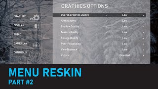 Unreal Engine 5  ReSkin Menu System UI  2 [upl. by Peppy]