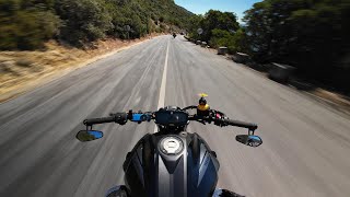 YAMAHA MT07  PURE SOUND  AKRAPOVIC TITANIUM LOUD [upl. by Nelubez]