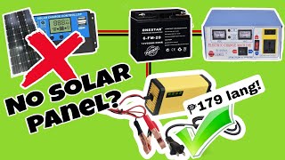 12v Battery Charger Review Para sa Solar Setup [upl. by Assecnirp]