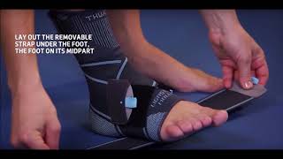 Thuasne Ligastrap Malleo Ankle brace  Fitting Video [upl. by Neiht]