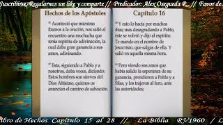 La biblia RVR1960 Hechos 15 al 28 [upl. by Uehttam]