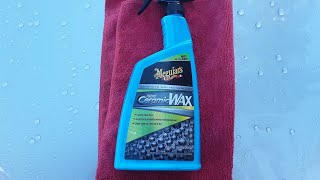 Meguiars Hybrid Ceramic Wax  Sio2 Infused Spray Coating [upl. by Tnarg]