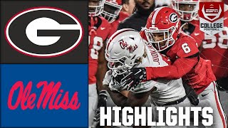 Georgia Bulldogs vs Ole Miss Rebels  Full Game Highlights [upl. by Nueormahc]