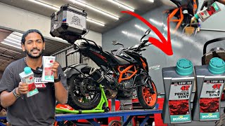 MOTOREX ENGINE OIL￼‼️KTM bikes ന് വേണ്ട oil  The engine is smooth🤩 [upl. by Atterys]