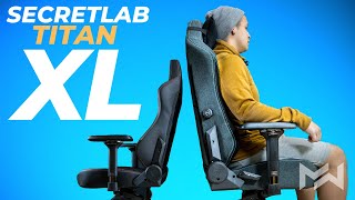 The KINGSIZE Throne for GIANTS Secretlab Titan XL 2020 vs Standard Size [upl. by Delbert]