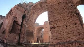 Baths of Caracalla in Rome Italy [upl. by Troc]