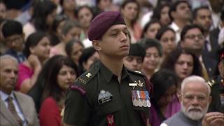 President presents Shaurya Chakra to Major Rohit Lingwal [upl. by Belanger787]