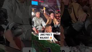 Jake Pauls entrance 🔥 PaulTyson [upl. by Aihtnyc]