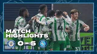 HIGHLIGHTS  Stockport 0  5 Wycombe [upl. by Prudi]