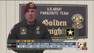 Army parachutist Corey Hood dies after air show accident [upl. by Polly]