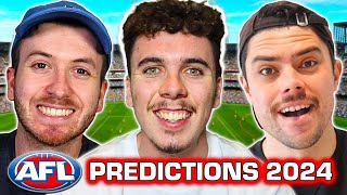 AFL Predictions 2024 ft CadenMacDonald amp TrueFootyAFL [upl. by Ellicul]