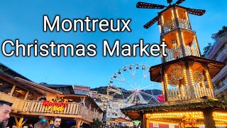 Most beautiful Christmas market in Switzerland 2024  Montreux Switzerland🇨🇭Meet flying Santa🧑‍🎄🎄✨ [upl. by Gustafson]