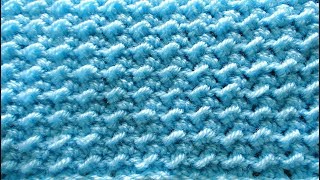 Lush Moss Crochet Stitch  Learn The Crunch Stitch  Easy Righthanded Tutorial [upl. by Kotz4]