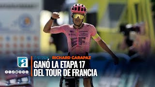 Richard Carapaz hace historia en el Tour de Francia [upl. by Thad526]