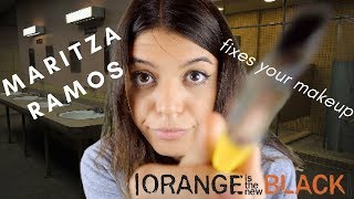 ASMR  Maritza Ramos Fixes Your Makeup Orange Is The New Black [upl. by Ahsiuq834]