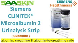 CLINITEK® Microalbumin 2 Strips  Unboxing  Siemens Point of Care Testing [upl. by Eilitan781]