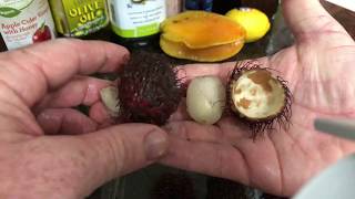 How to Eat Rambutan Fruit The Easy Way [upl. by Garzon611]