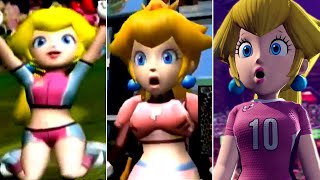 Evolution of Peach in Mario Strikers Games 20052022 [upl. by Lasley]