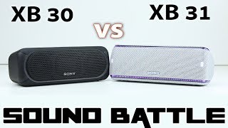 Sony SRS XB31 vs XB30 Sound Battle The real sound comparison [upl. by Oiralih]