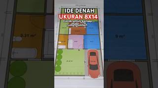 Ide denah rumah ukuran 8x14 dengan konsep rumah tumbuh denahrumah8x14 denahrumah [upl. by Alderson]