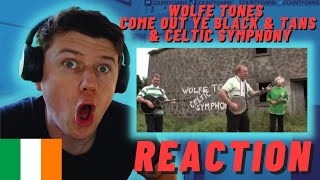 Newstalk Suck amp Wolfe tones  Come Out Ye Black amp Tans amp Celtic Symphony IRISH REACTION [upl. by Lhary]