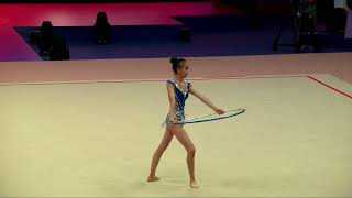 KOZUBAEVA Albina KGZ  2023 Rhythmic Worlds Qualifications HO Individual [upl. by Warford876]