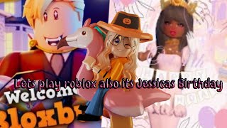 Playing Roblox Live🔴 also its Jessviar Birthday [upl. by Nonnahs]