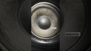 bass testing time impex subwoofer 80w 4quot 7corr speaker conation shorts shortvideo [upl. by Anertal]