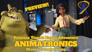 Tiana’s Bayou Adventure Animatronic Preview From Disney Imagineering [upl. by Akinit]