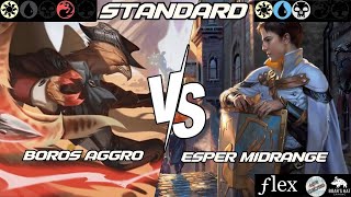 Boros Aggro VS Esper Midrange MTG Standard [upl. by Tristram]