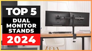 Best Dual Monitor Stands 2024 watch before you buy [upl. by Mizuki]