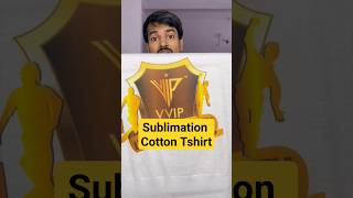 Sublimation on cotton tshirt sublimationtshirt sublimationblanks [upl. by Claresta242]