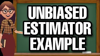 unbiased estimator example in hindi statistics [upl. by Tse]