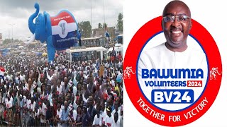 REPORTING LIVE FROM RATTERY PARK NPP Launches Bawumia Volunteers 2024 [upl. by Killian]