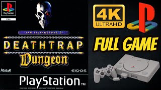 Deathtrap Dungeon  PS1  4K60ᶠᵖˢ UHD🔴  Longplay Walkthrough Playthrough Full Movie Game [upl. by Dronski]