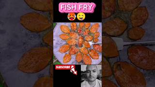 FISHFRY🤤😵‍💫  cooking fish fry  fishfry recipe cooking food shorts Comedybhubon [upl. by Dnarud829]