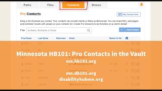 HB101 Pro Contacts in the Vault [upl. by Ashwin]