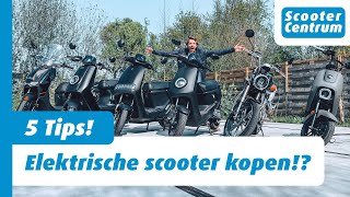 5 TIPS BIJ AANKOOP VAN EEN ELEKTRISCHE SCOOTER  MIS DEZE TIPS NIET [upl. by Mihcaoj]