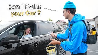 Asking Strangers to Paint THEIR Car [upl. by Edouard]