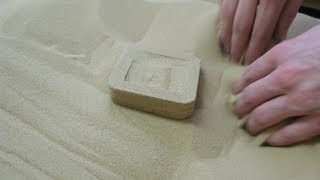 Sandman  the resin sand 3d printer time lapse and casting [upl. by Okim]