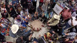 Stoney Park Sings a Tricky Song  Manito Ahbee Powwow 2016 [upl. by Yaral712]