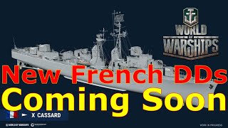 World of Warships A New French Destroyer Line Is Coming Soon [upl. by Limber]