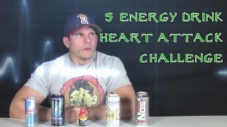 5 Energy Drink Chug Challenge WARNING DO NOT ATTEMPT [upl. by Huba]